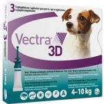 Vectra 3D Antiparasitário Cão 4kg - 10kg 3 Pipetas
