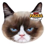 Pet Faces Almofada Cat Faces Grumpy