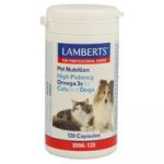 Lamberts Pet Nutrition Omega-3 120 Comprimidos
