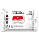 Petshine Toalhitas Clorexidina 40 Unidades