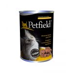 Ração Húmida Petfield WetFood Tuna & Salmon Cat 410g