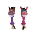 Eurosiam Brinquedo Cão Horse & Donkey Rubber Handle