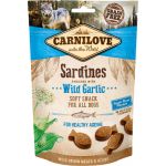 Ração Húmida Carnilove Soft Snack Sardinhas & Alhos 200g
