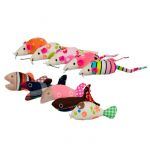 Trixie Brinquedo Gato Ratos e Peixes em Peluche