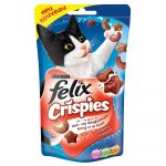 Purina Felix Crispies Snacks Carne e Vegetais (3 X 45 G)