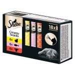 Sheba Creamy Snacks Pack Misto 18 x 12 G