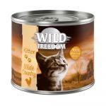Ração Húmida Wild Freedom Kitten Wide Country com Vitela e Frango 6 X 200 G