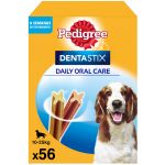 Pedigree Dentastix Snacks a Higiene Dentária Dos Médios 10-25 Kg (56 Uds.)