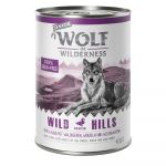 Ração Húmida Wolf of Wilderness Senior 24 X 400g Wild Hills Pato