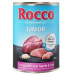 Ração Húmida Rocco Junior 24 X 400g Aves com Vaca