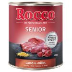 Ração Húmida Rocco Senior 6 X 800 G Cordeiro e Milho