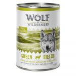 Ração Húmida Wolf of Wilderness Adult 6 X 400g Wild Hills com Pato