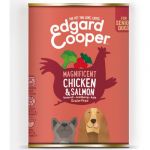 Ração Húmida Edgard & Cooper Grain-Free Senior Chicken & Salmon 400g