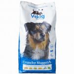 V-Dog Crunchy Nuggets Ração Vegetariana 15Kg