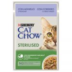 Ração Húmida Purina Cat Chow Adulto Sterilised Borrego & Feijão Verde 85g