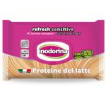 Inodorina Toalhitas Refresh Sensitive Proteína de Leite 40 Toalhitas