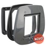 Trixie Porta Trixie 4 Funções para Porta de Vidro Cinza - TX44222