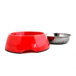 Petuky Comedouro 2 En 1 Vermelho 22x7,5cm