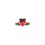 Radical Brinquedo Cão Vermelho Bola com Corda L 10cm