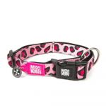 Max & Molly Coleira Smart ID Leopard Pink M