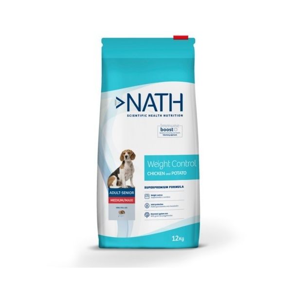 Nath Adult Medium Maxi Weight Control Frango ração para cães