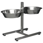 Nayeco Comedouro Duplo Elevado em Inox 2,8L 1 Kg