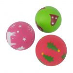 Rosewood Brinquedo Cão Xmas Festive Rubber Ball (padrão Aleatório)