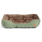 Agui Cama Furry Bed Verde 75x58x19cm