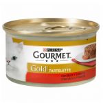 Ração Húmida Purina Gourmet Gold Tartelette Carne de Vaca & Tomate 24x 85g