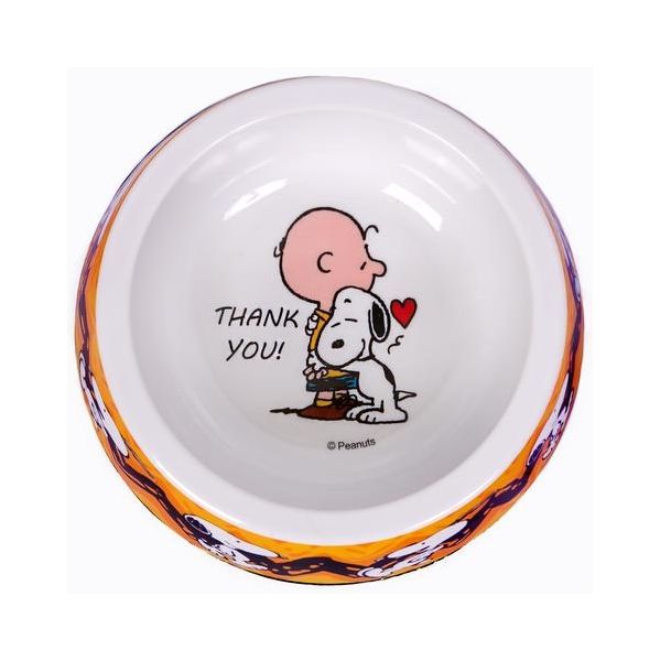 Zooz Pets Taça em Melamina Charlie Brown Yellow Oficial Snoopy S