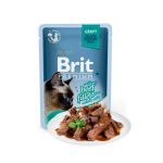 Ração Húmida Brit Blue Delicate Fillets In Gravy & Beef (saqueta) 85g