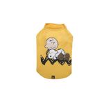 Zooz Pets T-shirt Charlie Brown Sleep Yellow Oficial Snoopy XL