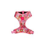 Zooz Pets Peitoral Mesh Pink Flower Oficial Snoopy L