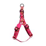Zooz Pets Peitoral Step In Pink Flower Oficial Snoopy L