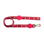 Zooz Pets Trela Pink Flower Oficial Snoopy L