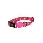 Zooz Pets Coleira Pink Flower Oficial Snoopy L