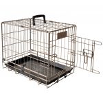 Transportador Animais Ebo 47x31x38cm Brown Metálico 517579 - 421665