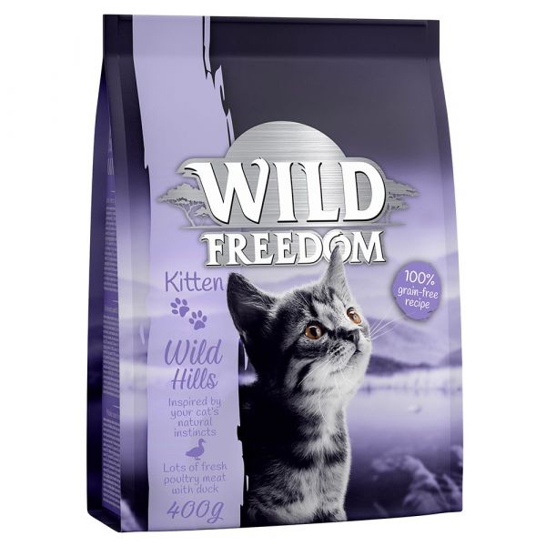Wild freedom kitten wild hills duck 400g kuantokusta