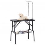 Mesa de Grooming Ajustável para Cães com 1 Laço e Cesto - 171067
