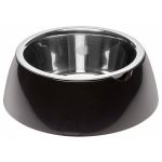 Ferplast Comedouro e Bebedouro Jolie 0,85 Litros Acero Negro 539764