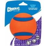 Chuckit Pelota de Juego Ultra Ball Goma 10 cm Naranja/azul