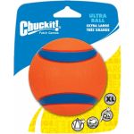 Chuckit Pelota de Juego Ultra Ball Goma 9 cm Naranja/azul