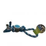 Happypet Brinquedo Bola com Corda Forte Azul - 332061/71