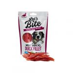 Brit Let's Bite Dog Meat Snacks Duck Fillet 80g