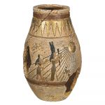 Vadigran Vaso Egípcio Decorativo para Aquário Médio