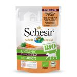 Ração Húmida Schesir Bio Organic Sterilized Bife e Frango 85g