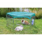 Trixie 408461 Outdoor Animal Pen With Protective Net 63x60 cm Silver 6253 - 408461 - 408461