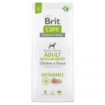 Brit Care Dog Sustainable Adult Medium Breed Chicken & Insect 3 Kg