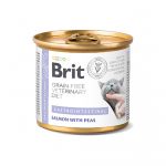Ração Húmida Brit Veterinary Diet Cat Gastrointestinal Grain-Free Salmon with Pea 200 gr