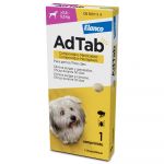 AdTab Comprimido Mastigável contra Pulgas e Carraças para Cães de 2.5 a 5.5Kg